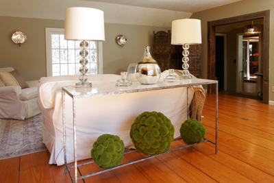 outside